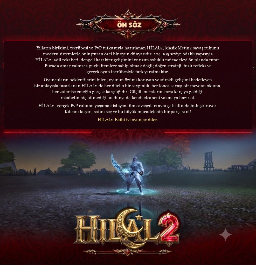 ☪ Hilal2 Önsöz