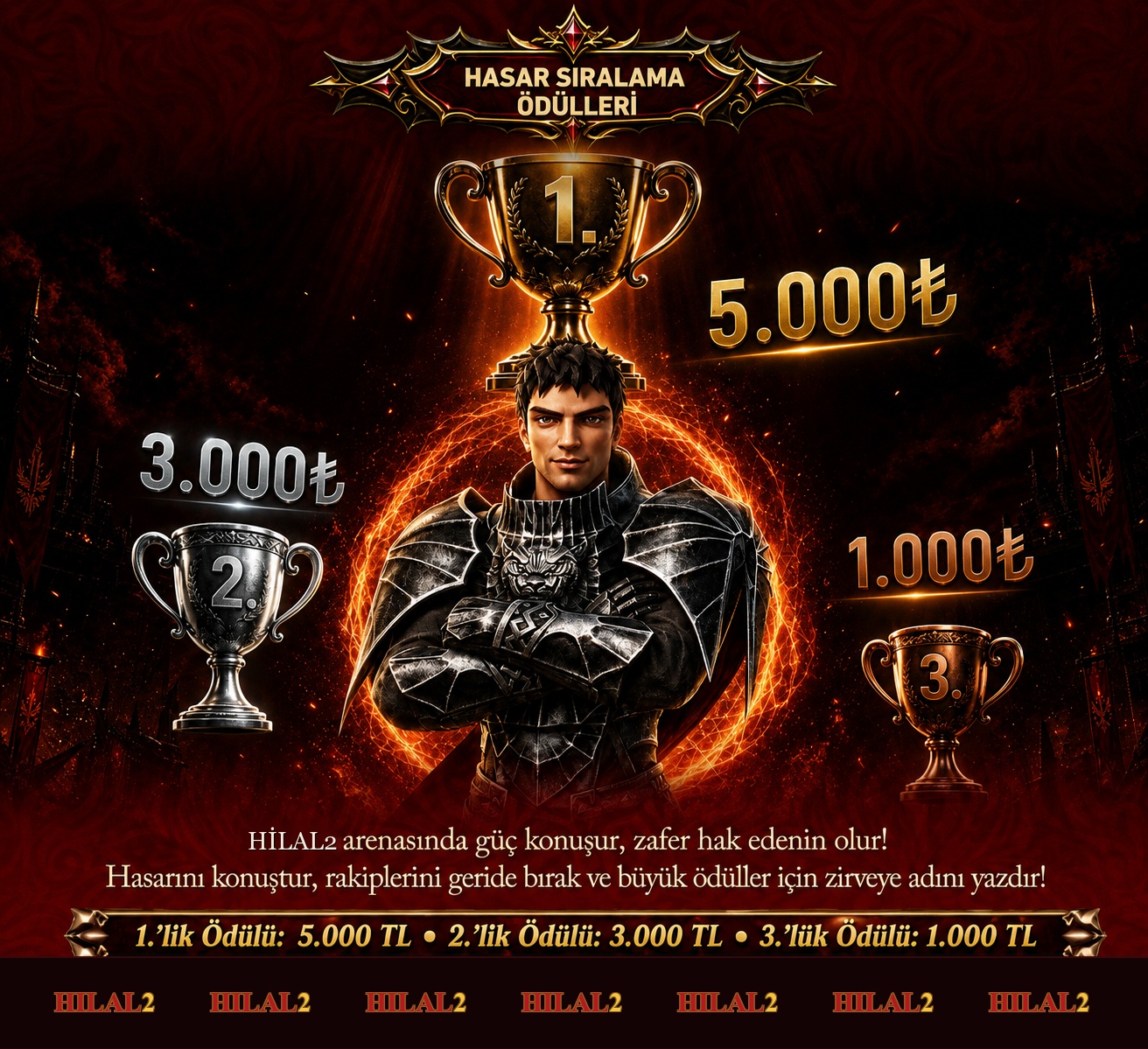 ☪ Hilal2 Hasar Sıralama Ödülleri