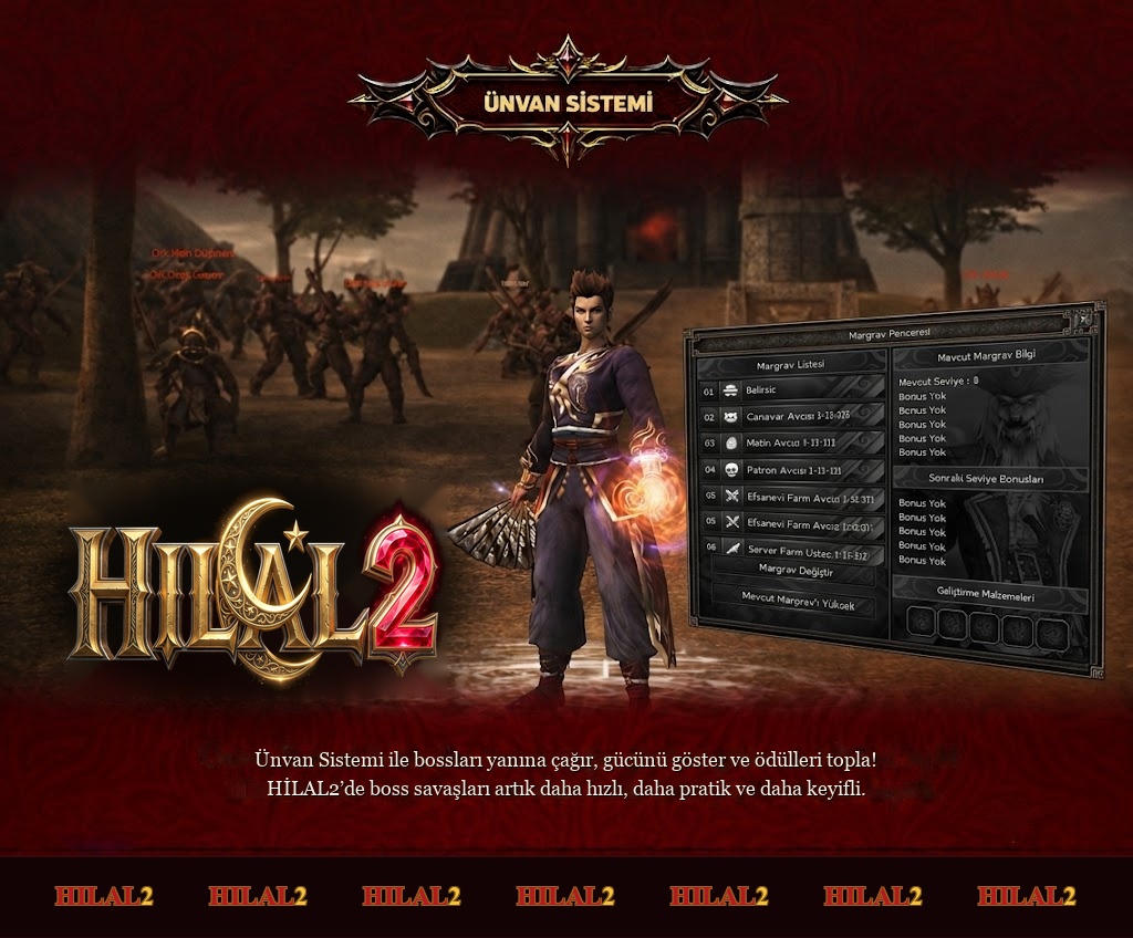 ☪ Hilal2 Ünvan Sistemi